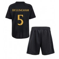 Dres Real Madrid Jude Bellingham #5 Rezervni za djecu 2023-24 Kratak Rukav (+ kratke hlače)